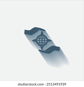 Ícone de cor escura do vetor com sombra no plano de fundo claro