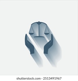 Vector de color oscuro con sombra sobre fondo claro