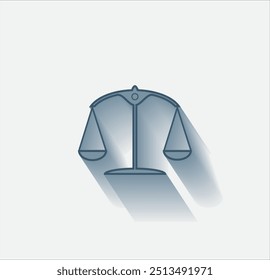 Vector de color oscuro con sombra sobre fondo claro