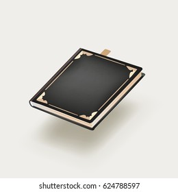 Vector dark cover book