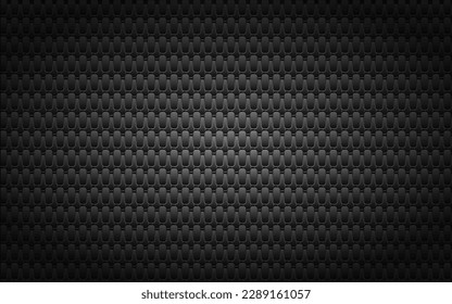 Vector dark gradient black room background with white light shining from middle 