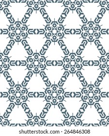 vector dark gray geometric abstract monochrome mosaic seamless pattern white background 