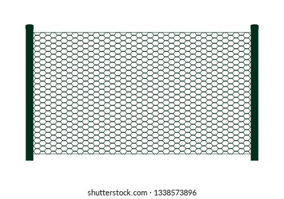 Vector dark green fence