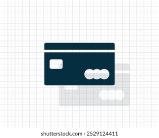 Vector dark icon with shadow on a checkered light background.