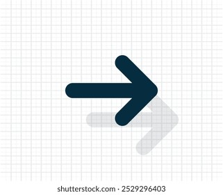 Vector dark icon with shadow on a checkered light background.