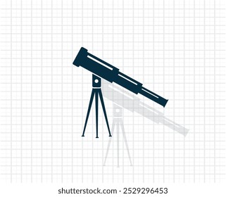 Ícone escuro de vetor com sombra em um plano de fundo claro quadriculado.