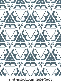 vector dark monochrome color abstract geometric seamless pattern white background
