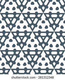 vector dark monochrome color abstract triangle geometric seamless pattern white background
