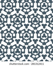 vector dark monochrome color abstract triangle geometric seamless pattern white background
