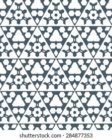 vector dark monochrome color abstract triangle urban futuristic seamless pattern
