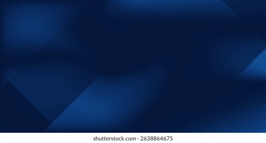 Vector dark navy blue silver abstract pattern background. Geometric shape. Line triangle angle fold polygon abstract simple design modern