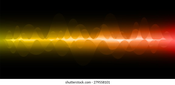 vector. dark orange sound wave, abstract pulse background. speaker. music. infographics. Technology background for computer graphic website internet and business.