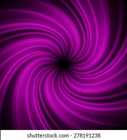 Vector dark purple line silk background. spiral, braid, twist, roll