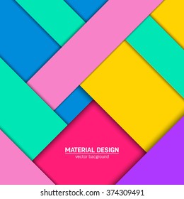 Vector dark purple-blue and grey material design background. Abstract creative concept layout template. For web and mobile app, paper art illustration design. style blank, poster, booklet.