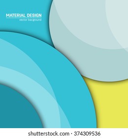 Vector dark purple-blue and grey material design background. Abstract creative concept layout template. For web and mobile app, paper art illustration design. style blank, poster, booklet.