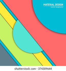 Vector dark purple-blue and grey material design background. Abstract creative concept layout template. For web and mobile app, paper art illustration design. style blank, poster, booklet.
