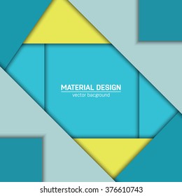 Vector dark purple-blue and grey material design background. Abstract creative concept layout template. For web and mobile app, paper art illustration design. style blank, poster, booklet.