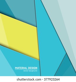 Vector dark purple-blue and grey material design background. Abstract creative concept layout template. For web and mobile app, paper art illustration design. style blank, poster, booklet.