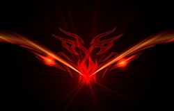 Vector Dark Red Demon Dragon Eyes Background