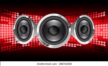 vector dark red sound wave, abstract pulse background. speaker. music. infographics. Technology background for computer graphic website internet and business. loudspeaker
