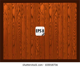 Vector dark wood background