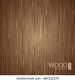 Vector dark wooden texture. Natural wood background. Vector illustration. 