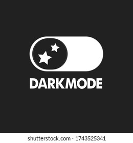 Vector darkmode switch interface design
