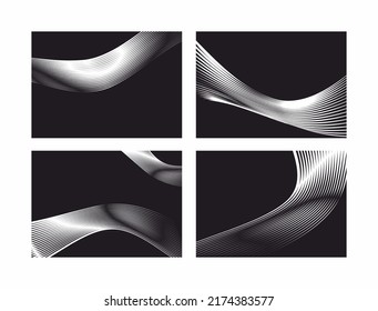 Vector darkness design background. Graphic design black and white