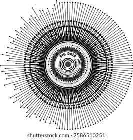 Vector data analysis and visualization of big data - analysis and evaluation of complex data sets - virtual data models