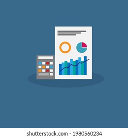 vector data investing, invest accounting, data business management, profit or lost 