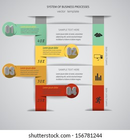 vector data presentation / suitable for infographics, business, web elements