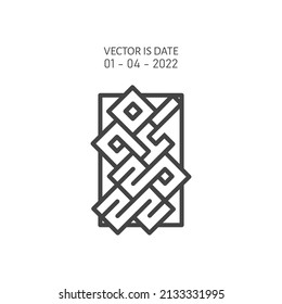 El vector es la fecha 01 de abril de 2022. De hecho único, adorno.