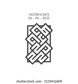 El vector es la fecha 06 de abril de 2022. De hecho único, adorno.
