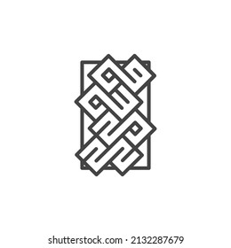 Vector is the date 09-03-2022. Uniquely made, ornament.