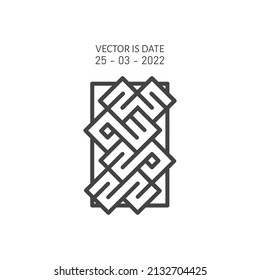 El vector es la fecha 25-03-2022. De hecho único, adorno.