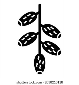 Vector Dates Glyph Icon Design
