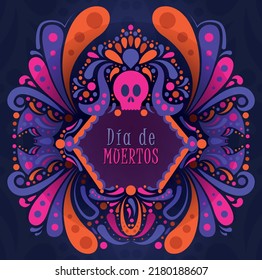 vector day of the dead. Mexican tradition
