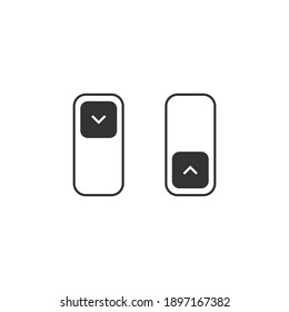 Vector day night switch. Dark mode icon concept. App interface design concept. Dark mode switch icon. Vector illustration