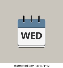 Vector of  Day of a Week Calendar Icons , eps10