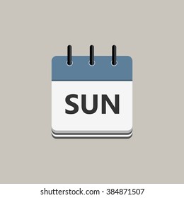 Vector of  Day of a Week Calendar Icons , eps10