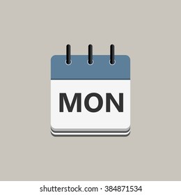 Vector of  Day of a Week Calendar Icons , eps10