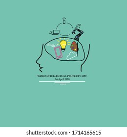 
vector day of world intellectual property