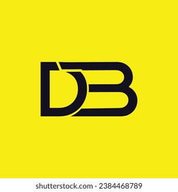 Vector DB logo design template vector graphic branding element
