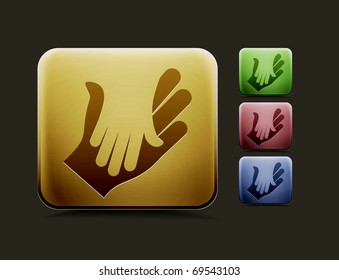 vector deal icon set, includes four color versions for your web colour design used.