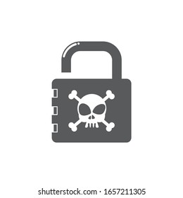 Plantilla de diseño de icono del logotipo de la muerte del vector