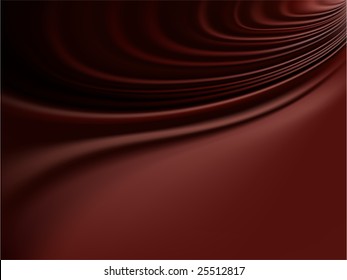 Vector - Decadent Folds Of Molten Chocolate Or Smooth Satin