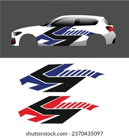 vector decal car. car body wrap decal. 