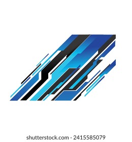 vector decal livery for car wrapping. decal car vector background