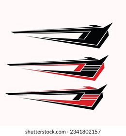 plantilla de fondo de envoltura de coche vinílico de decal vectorial