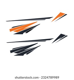 vector decal vinyl car body wrap background.
